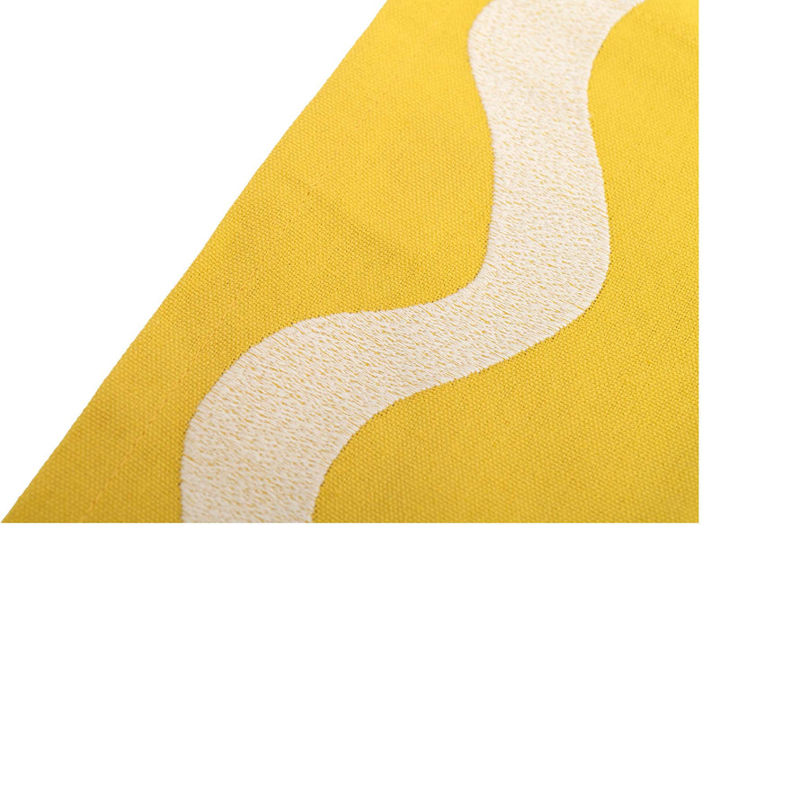 Amanecer Wave Yellow Napkin (Set of 4) - Isla Capricho Homeware