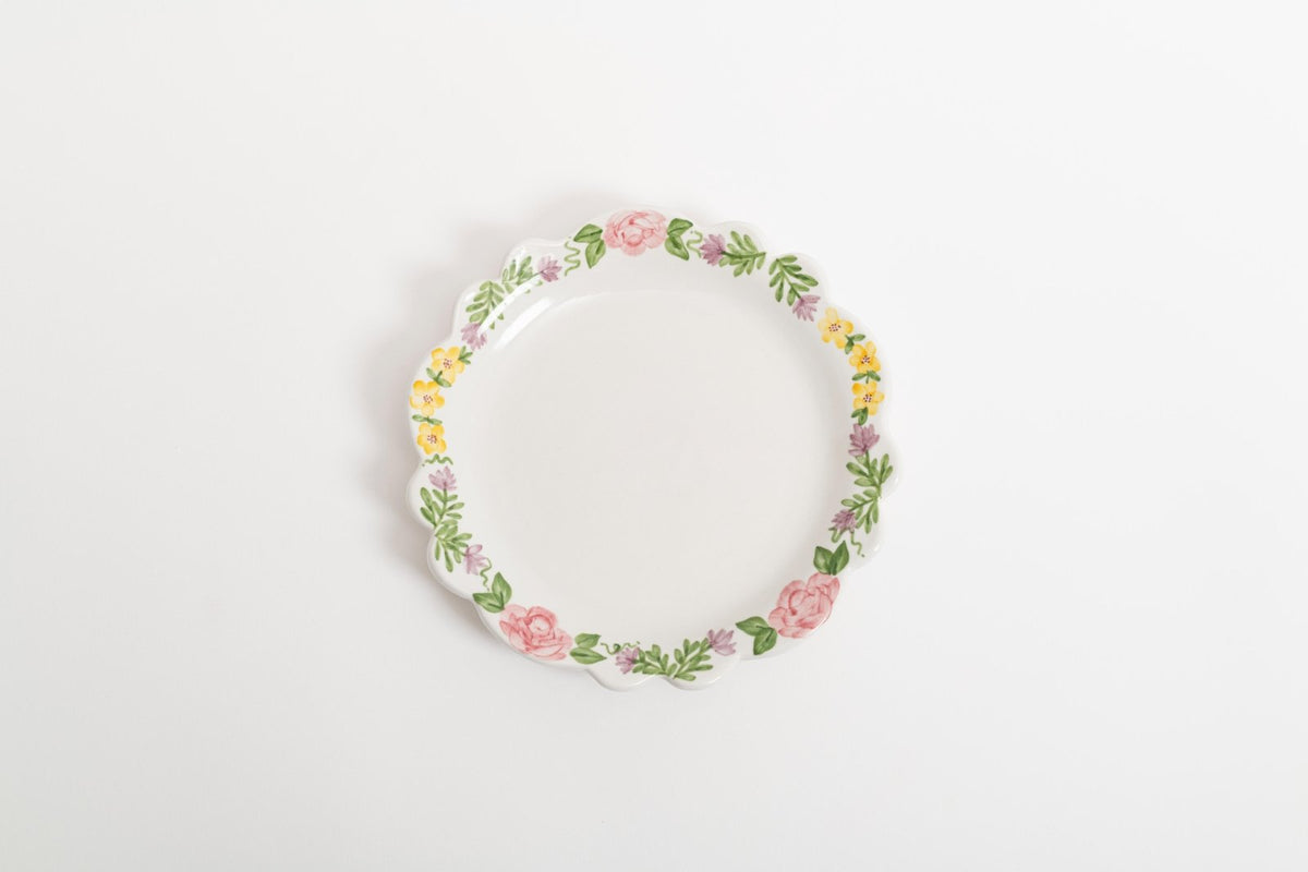 Flores Dessert Plate (Set of 2) - Isla Capricho Homeware