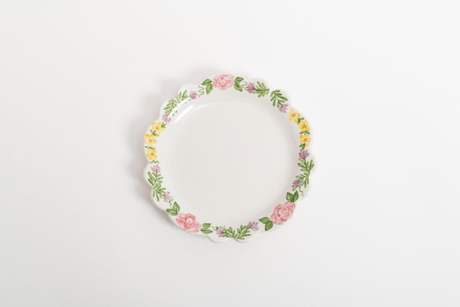 Flores Dessert Plate (Set of 2) - Isla Capricho Homeware