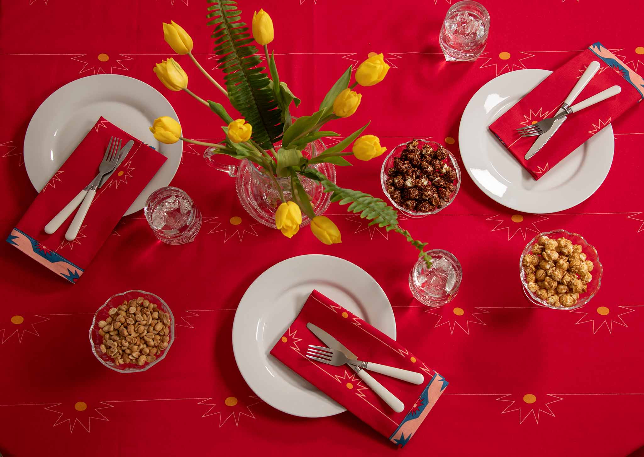 Mojito Red Tablecloth