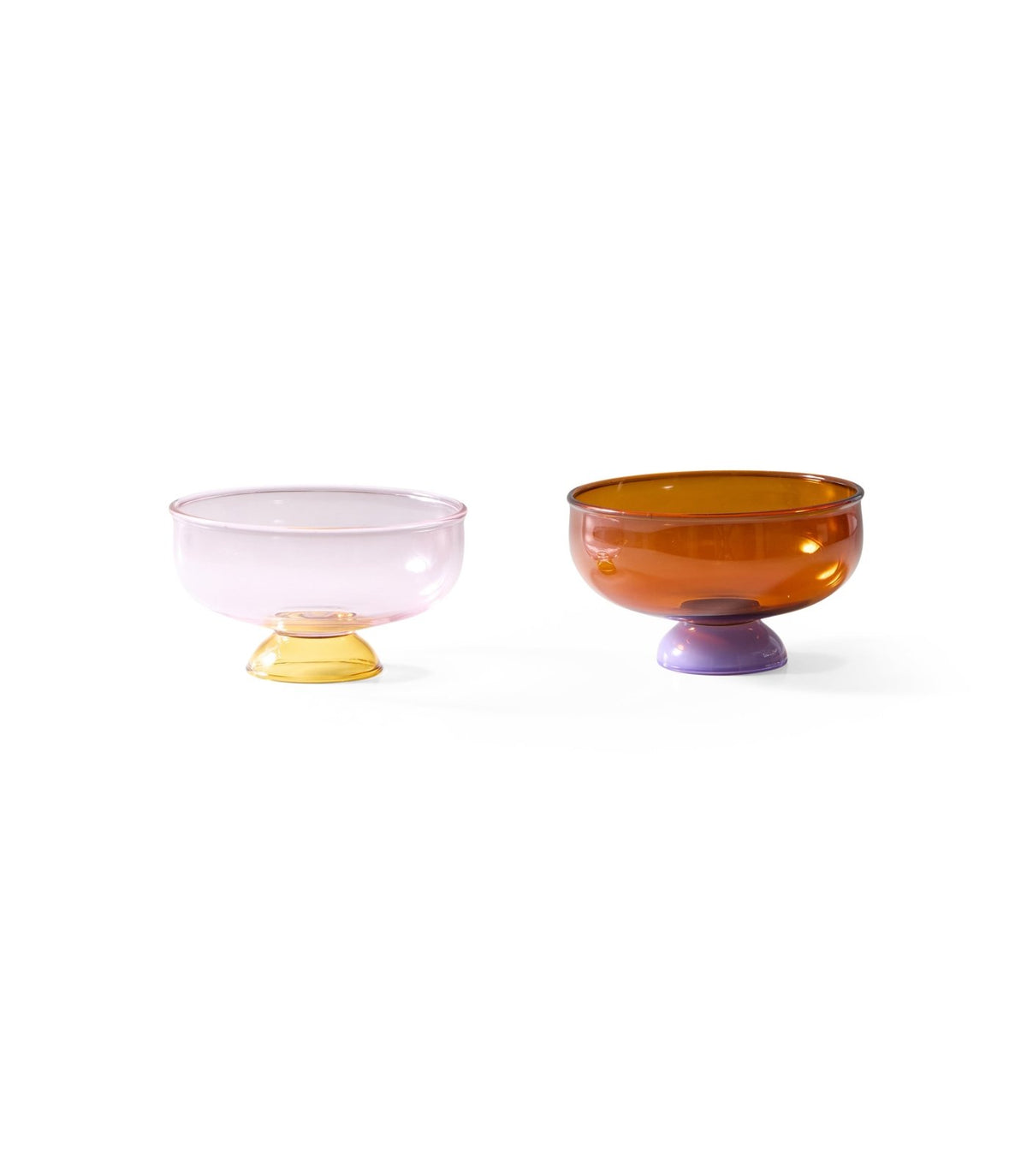 Lagoon Glass Bowls - Small (Set of 2) - Isla Capricho Homeware