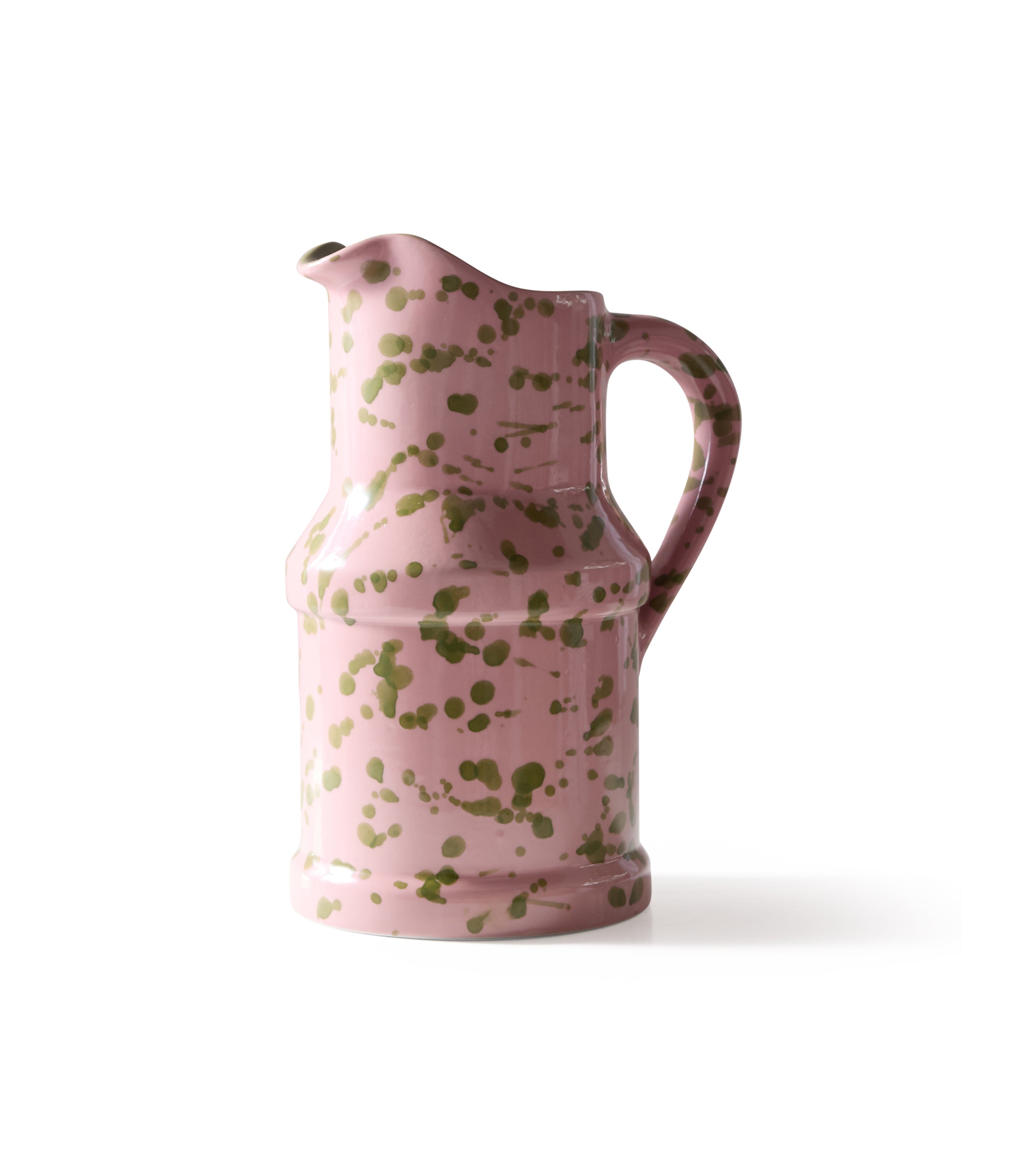 Coral Splatter Jug