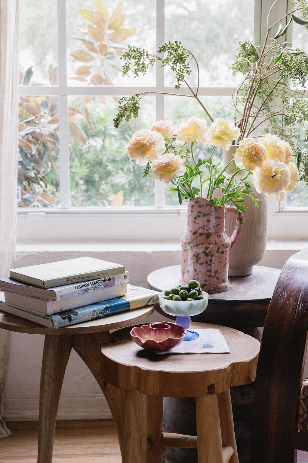 Coral Splatter Jug