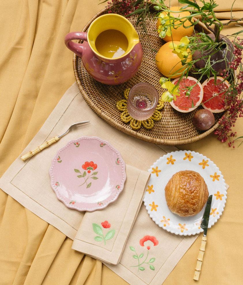 Blossom Sand Napkin (Set of 4) - Isla Capricho Homeware