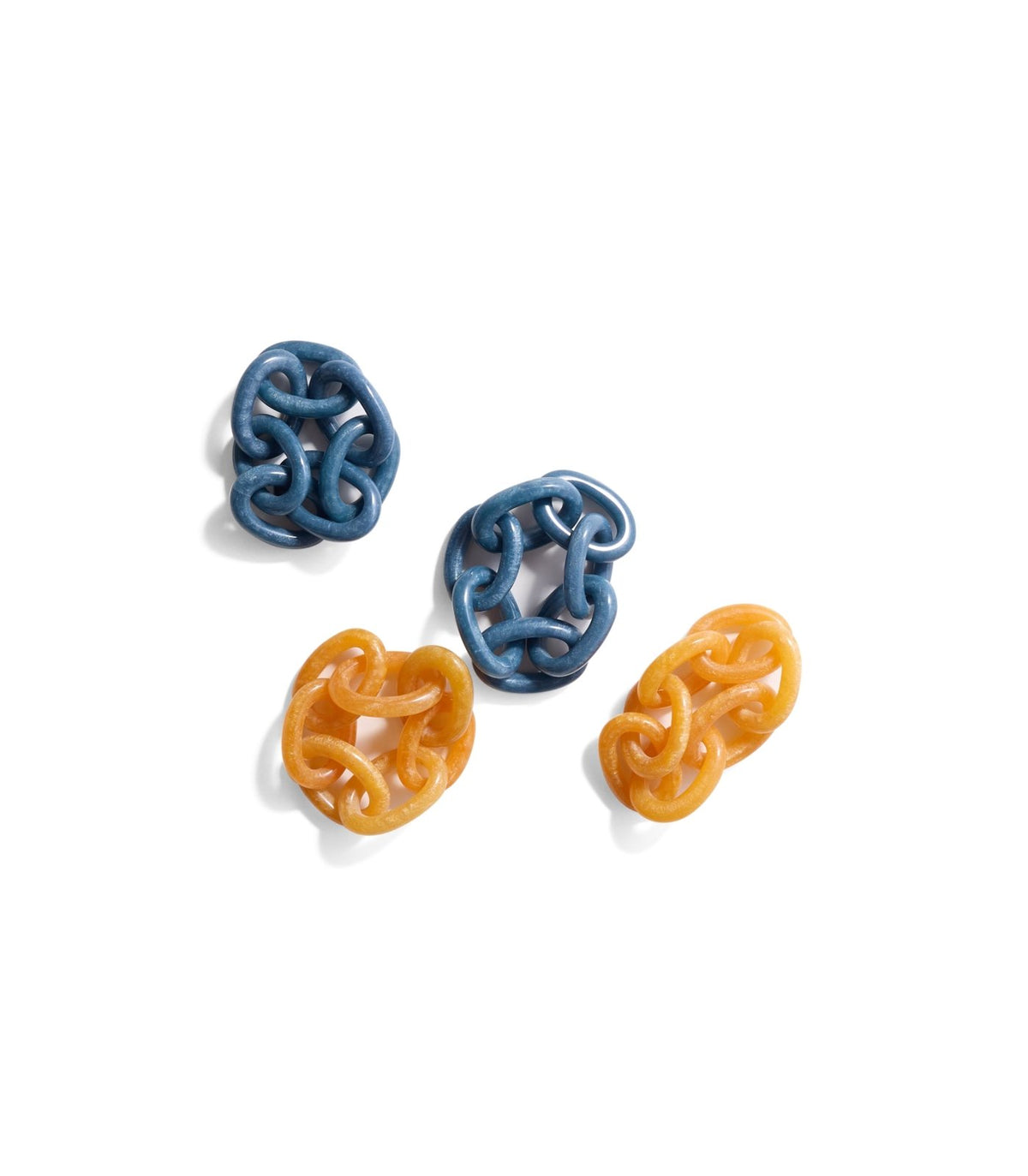 Interwoven Blue Napkin Ring (Set of 4) - Isla Capricho Homeware