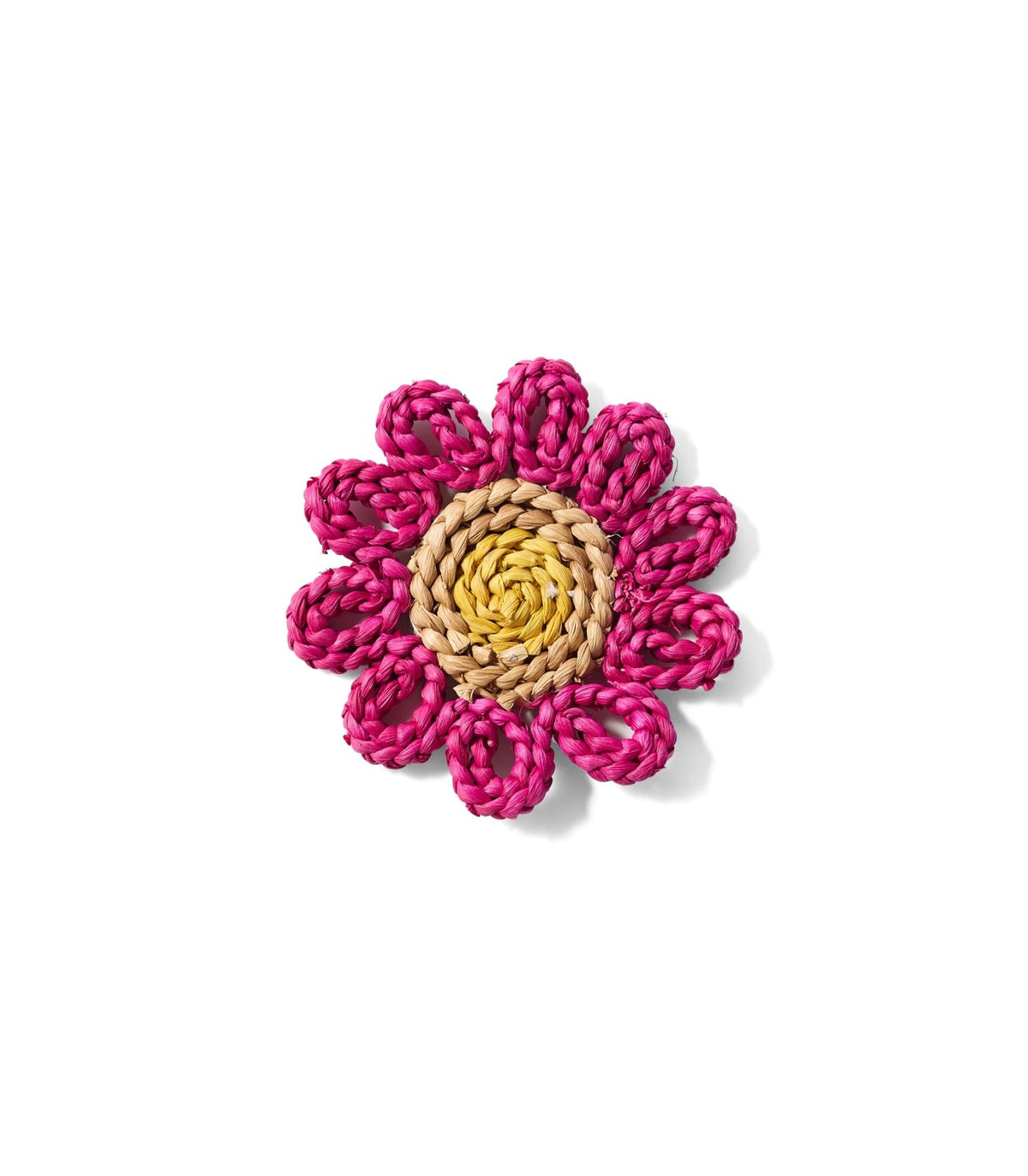 Island Flower Pink Coasters (Set of 4)