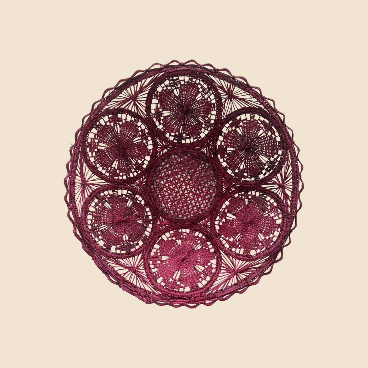 Dalia Handwoven Iraca Palm Bowl
