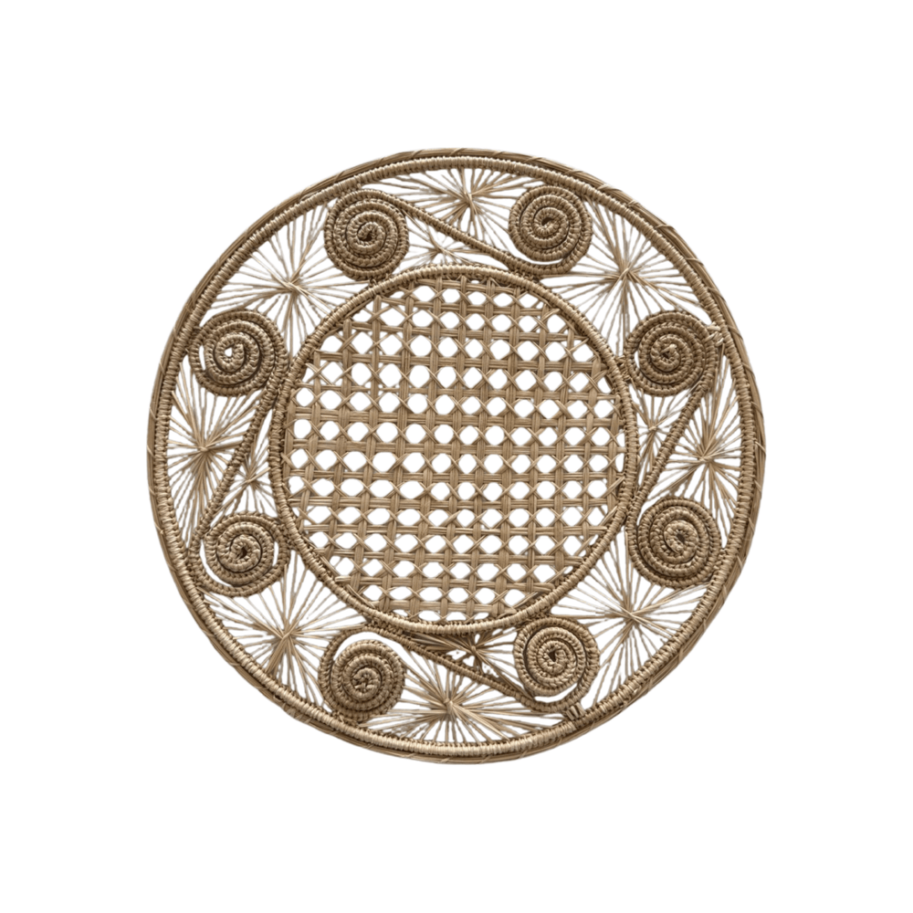 Caracol Iraca Palm Placemats (Set of 4) - Isla Capricho Homeware